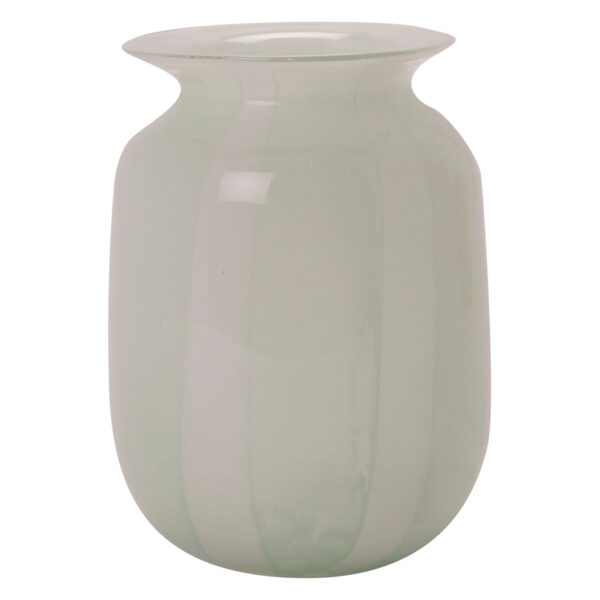 SLIK VASE   HVID/MINT EJA International