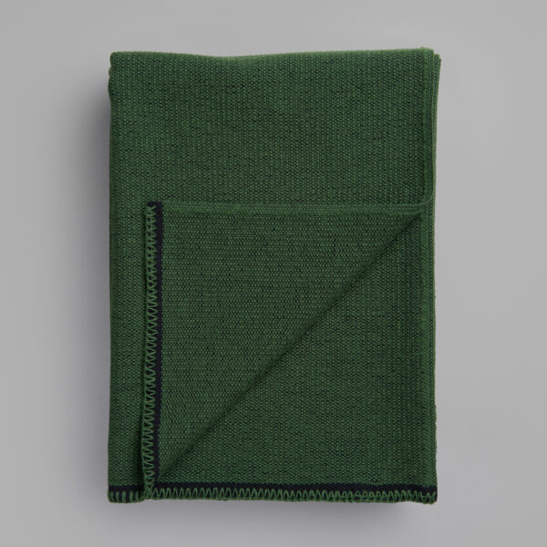 Røros Uldplaid Picnic, Deep Moss Green Røros Tweed