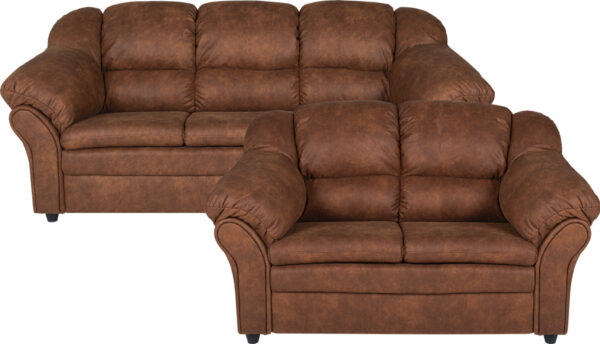 Chalton 2+3 Pers. Sofa, Cognac MyHomeMøbler