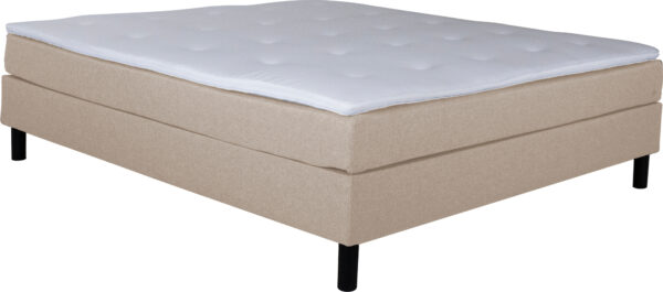 Småland Estelle Kontinentalseng 140 Cm, Beige MyHomeMøbler