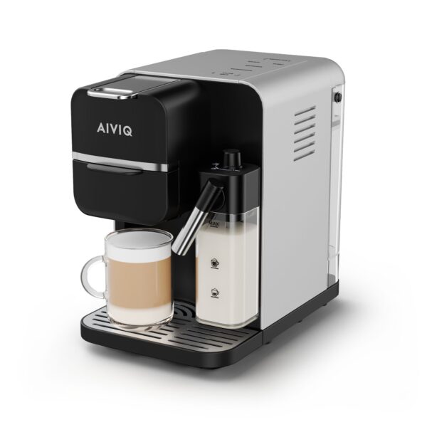 AIVIQ MultiBrew Pro Multi-Kapsel Kaffemaskine - ACEM-512 - Sølv & Sort AIVIQ