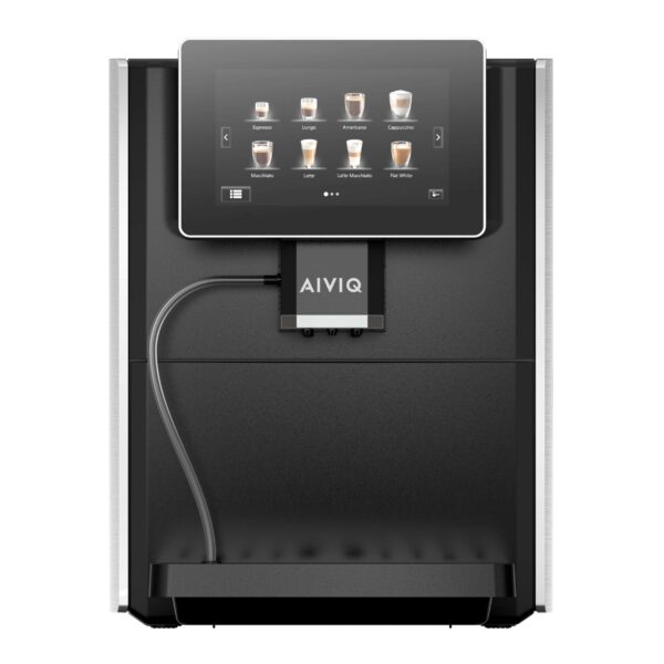 AIVIQ Intelligent Automatisk Espresso Maskine - AEM-101S - Sølv & Sort AIVIQ