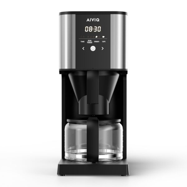 AIVIQ Grind 'N Brew Inspire - Automatisk Filter Kaffemaskine med Kværn - AGC-321 - Rustfrit stål AIVIQ