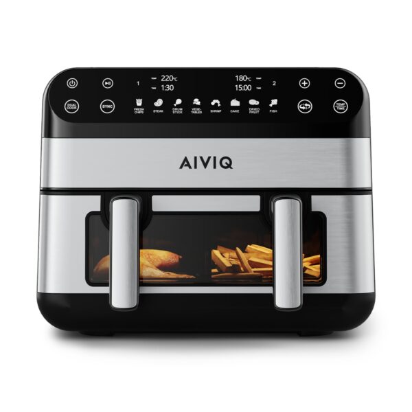 AIVIQ Premio Dual Airfryer - AAF-D561 - Rustfrit stål AIVIQ