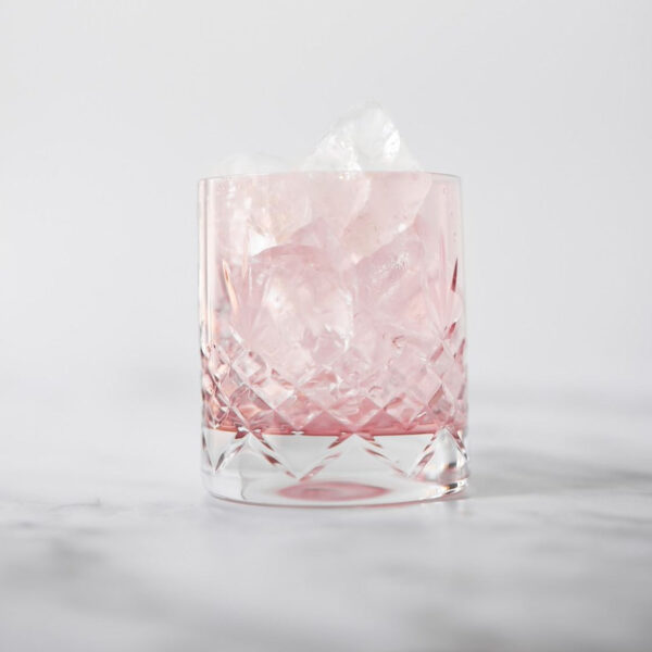 Vandglas - Frederik Bagger - Crispy Lowball Topaz, Pink - 2 stk.