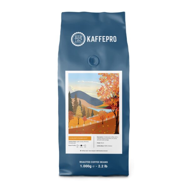 Kaffepro Golden Harvest - 1kg Kaffebønner - 1kg Kaffepro