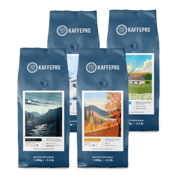 Kaffepro Signature Smagspakke - 4x1kg - 4 x 1kg Kaffepro