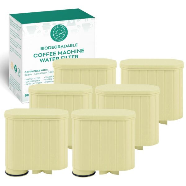 Bionedbrydeligt Vandfilter Kompatibel med Philips / Saeco - AquaClean - Pure Wave BKWF-004 - 6 Stk. Pure Wave Filters