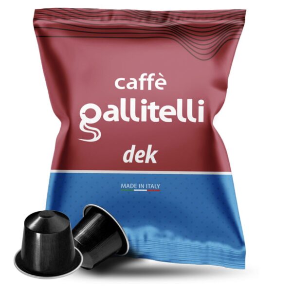 Gallitelli CaffÃ¨ Decaf (Koffeinfri) - Nespresso kompatible Kapsler - 50 stk. Gallitelli CaffÃ¨