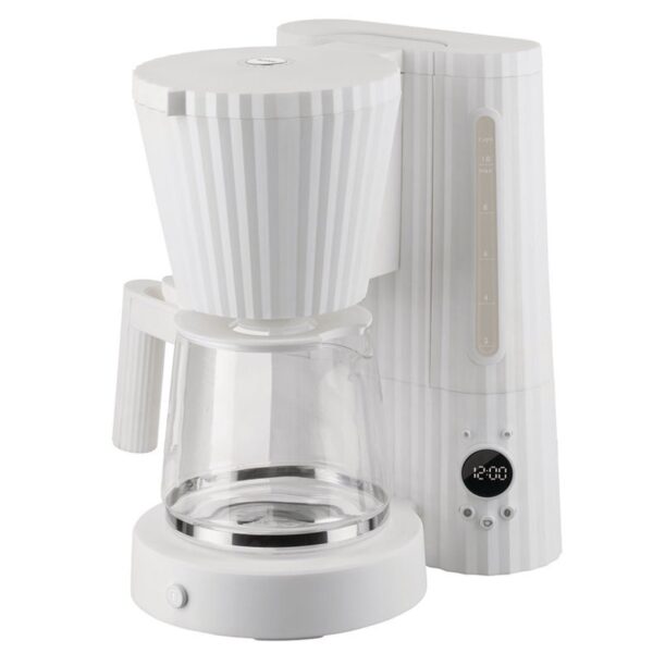 Alessi Plissé kaffemaskine, hvid