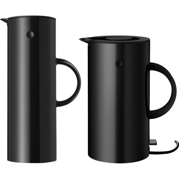 Stelton EM77 Termokande/elkedel, sort