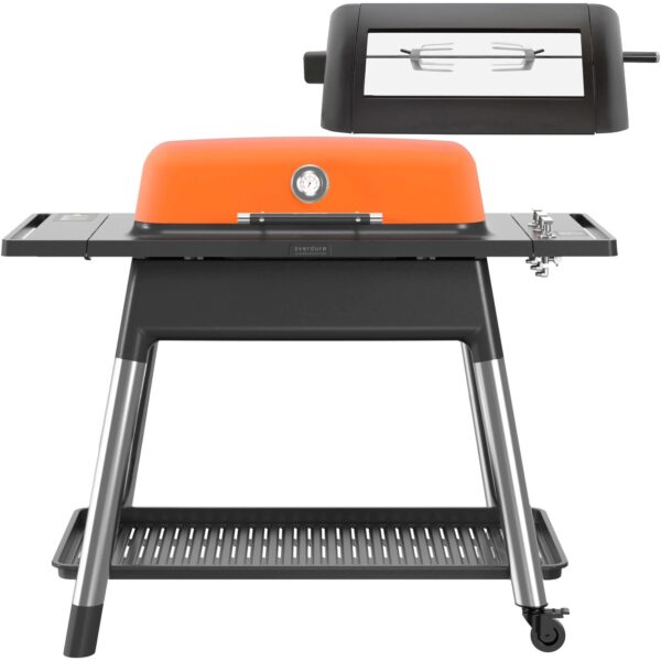 Everdure Furnace gasgrill + rottiseri, mat orange