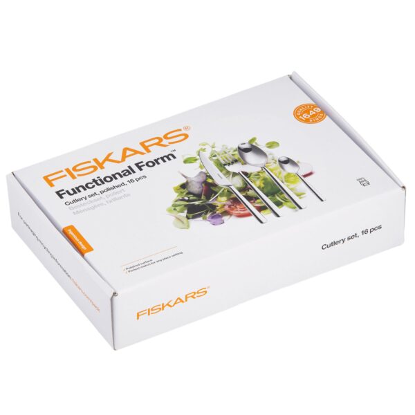 Fiskars Functional Form bestiksæt 16 delar, blank