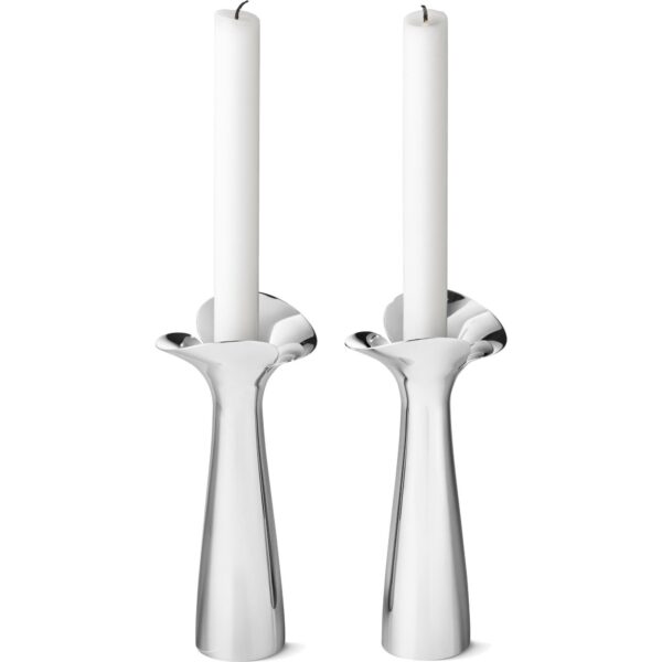 Georg Jensen Bloom Botanica lysestager, 2 stk.