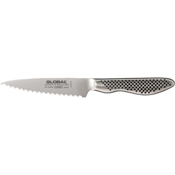 Global Universalkniv finsavtakket 11,5 cm