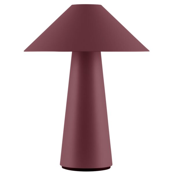 Globen Lighting Cannes portabel bordlampe, burgundy