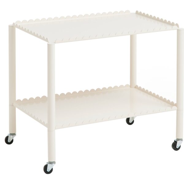 HAY Arcs Trolley Low vogn, eggshell