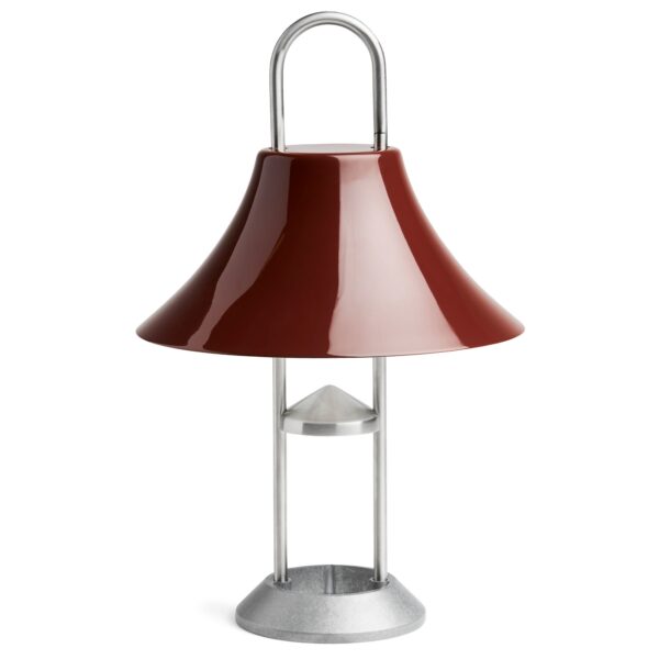 HAY Mousqueton Portable bordlampe, red