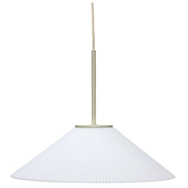 Hübsch Solid loftslampe 44 cm, sand/hvid