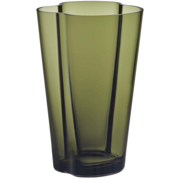 Iittala Aalto vase, 22 cm., mosgrøn