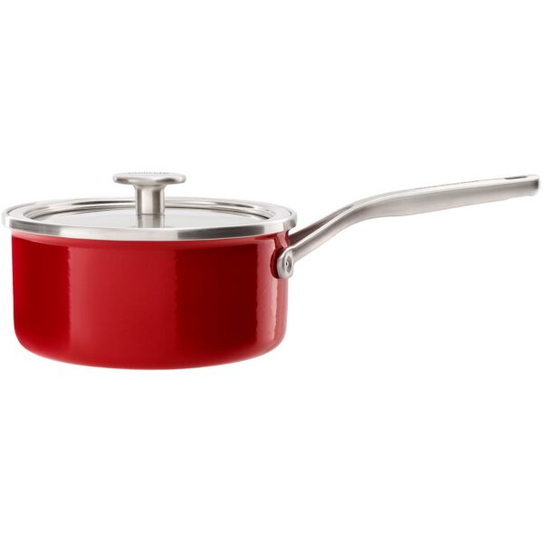 KitchenAid Cookware Collection Kasserolle m/låg rød 20 cm.