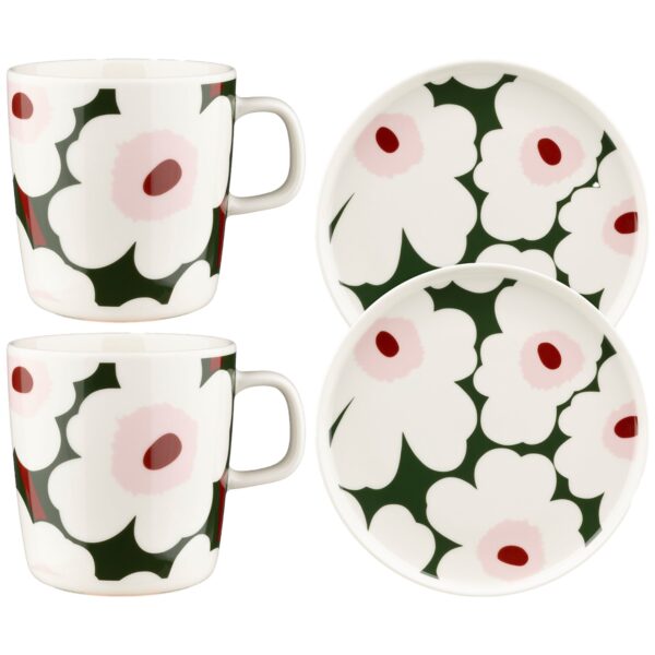 Marimekko Unikko morgenmadssæt 4 dele