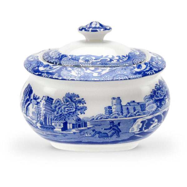 Spode Sukkerskål m. låg &apos;Blue Italian&apos;