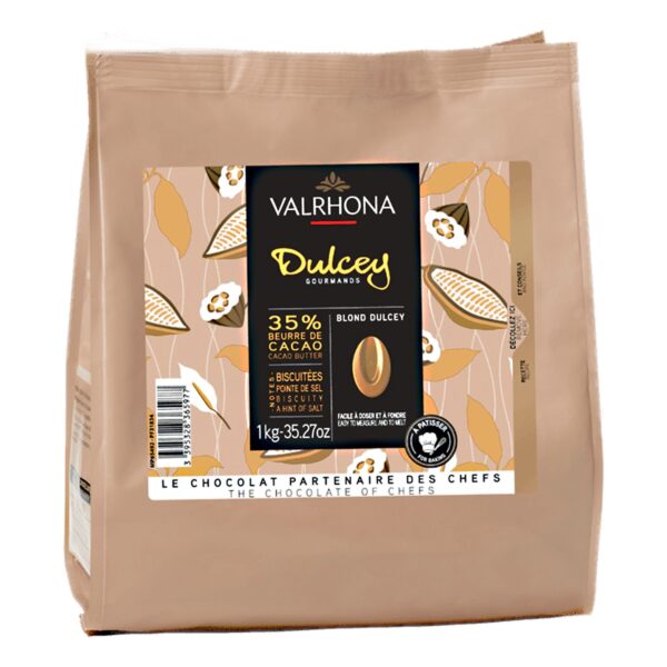 Valrhona Dulcey 35% choklade, 1 kg