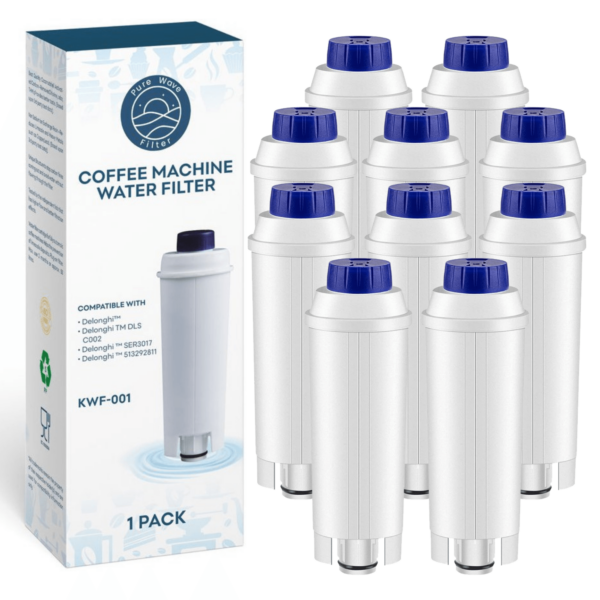 Vandfilter Kompatibelt med DeLonghi - Pure Wave KWF-001 - 10 Stk. Pure Wave Filters