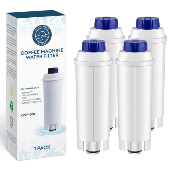 Vandfilter Kompatibelt med DeLonghi - Pure Wave KWF-001 - 4 Stk. Pure Wave Filters