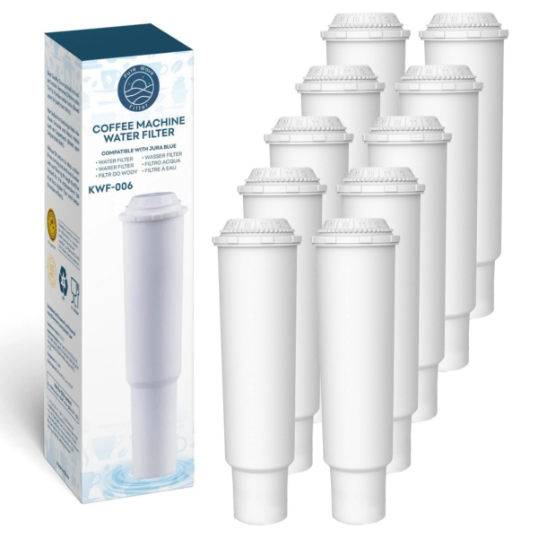 Vandfilter Kompatibelt med Jura Claris White - Pure Wave KWF-006 - 10 Stk. Pure Wave Filters