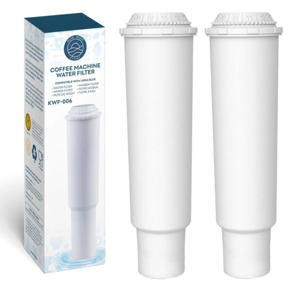 Vandfilter Kompatibelt med Jura Claris White - Pure Wave KWF-006 - 2 Stk. Pure Wave Filters