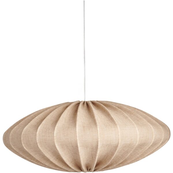 Watt & Veke Ellipse loftslampe, 65 cm, hør, sand