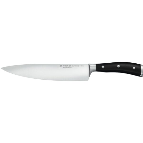 Wüsthof Classic Ikon kokkekniv 23 cm., sort