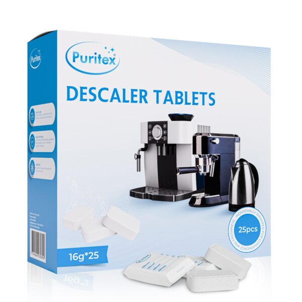 Puritex Afkalkningstabletter til Kaffe- og Espressomaskiner 25 stk. - 25 stk. Puritex