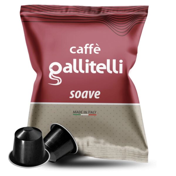 Gallitelli CaffÃ¨ Soave - Nespresso kompatible Kapsler - 30 stk. Gallitelli CaffÃ¨