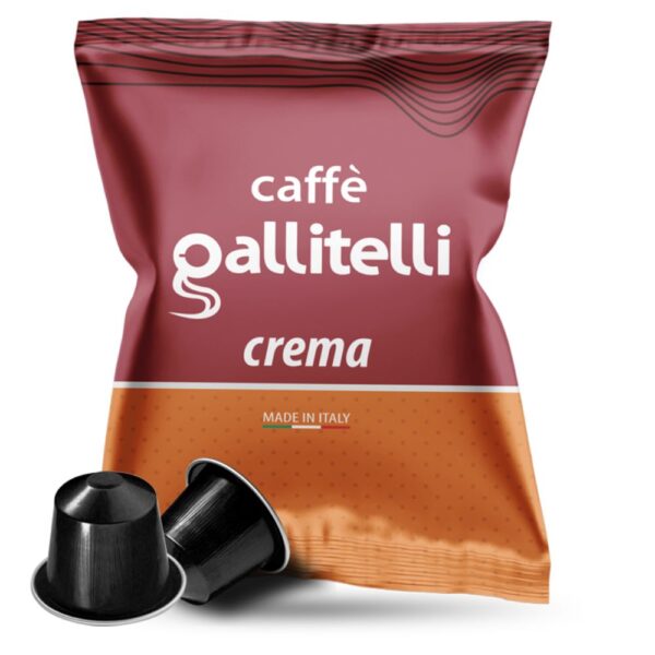 Gallitelli CaffÃ¨ Crema - Nespresso kompatible Kapsler - 30 stk. Gallitelli CaffÃ¨