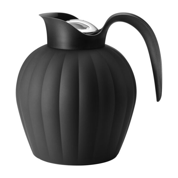 Georg Jensen Bernadotte termokande 0,8 liter, sort