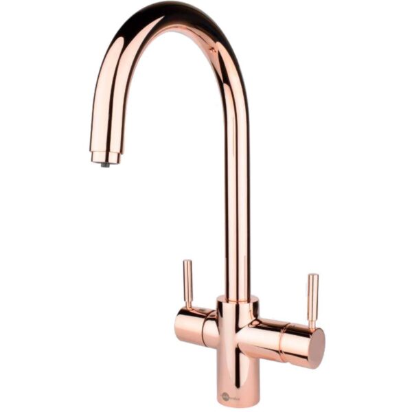 Insinkerator 3N1 J-formet Kogende vandhane, Rose Gold