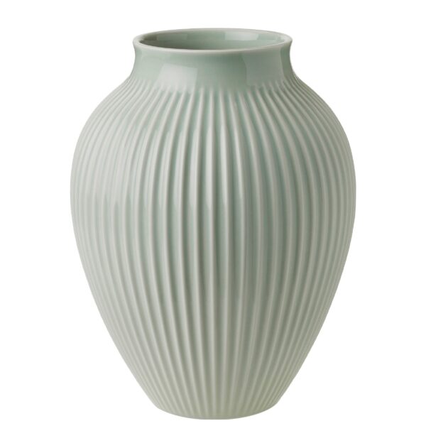 Knabstrup Ripple vase 27 cm, mint