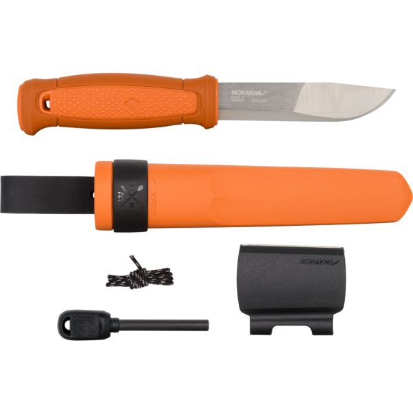 Morakniv Kansbol med Survival Kit (S), burnt orange