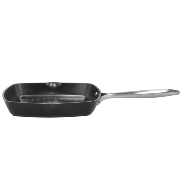 Pillivuyt Gourmet Travo grillpande keramisk non-stick 24 x 24 cm, sort aluminium