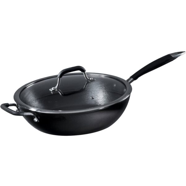 Ronneby Bruk Sautérpande med glaslåg, 28 cm