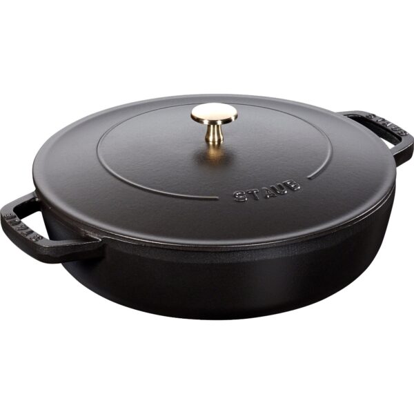 Staub Chistera Sautergryde 28cm., sort