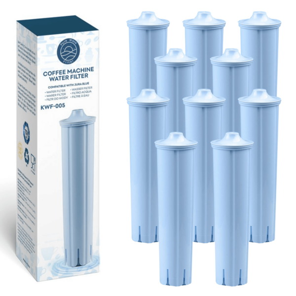 Vandfilter Kompatibelt med Jura Impressa Claris Blue - Pure Wave KWF-005 - 10 Stk. Pure Wave Filters