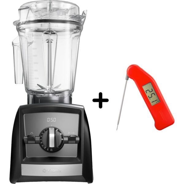 Vitamix A2500i Ascent blender, sort & Thermapen ETI Classic termometer, rød